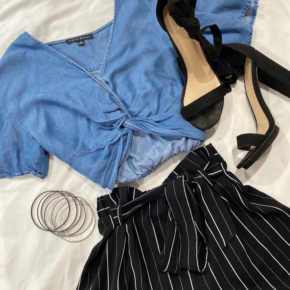 Denim Crop Top